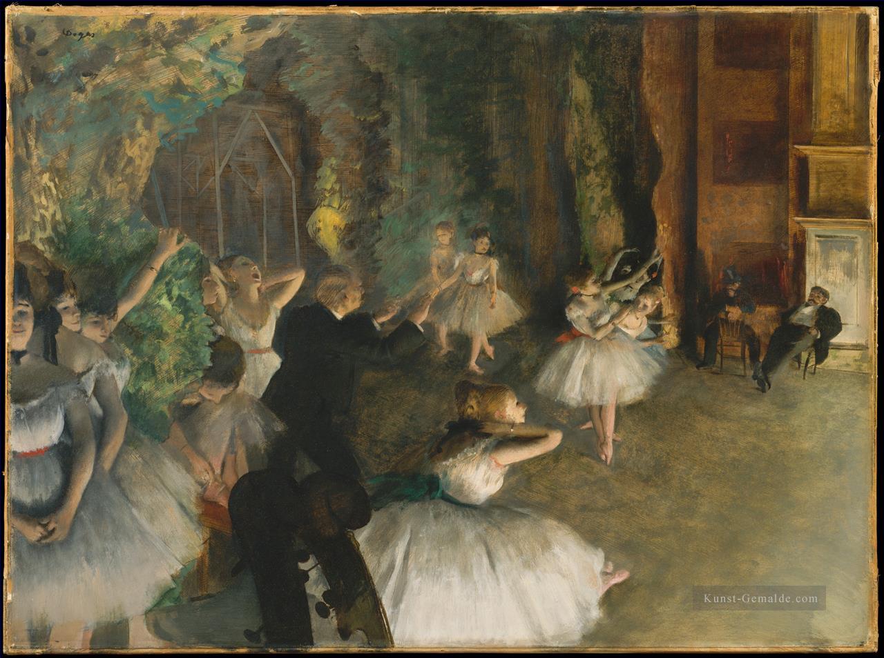 Die Probe des Ballett Impressionismus Ballettdancer Edgar Degas Ölgemälde
